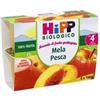 HIPP BIO FRUTTA GRATTUGGIATA MELA PESCA 4X100 G
