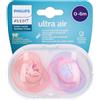 Philips AVENT ULTRA AIR SUCCHIETTO GUFO/CERBIATTO FEMMINA 0-6 MESI 2 PEZZI