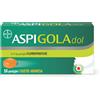 Aspirina BAYER ASPIGOLADOL PASTIGLIE PER GOLA INFIAMMATA 16 PEZZI
