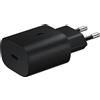 SAMSUNG CARICABATTERIE FAST CHARGE 25W TYPE C EP-TA800 NERO