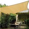 SICORAGE Tenda a vela, telo ombreggiante gazebo, piscina, giardino quadrata 4x4mt