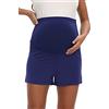 Hocaies Pantaloncini Premaman Corti Pantaloncini Shorts Leggings Pantaloncini da Salotto Gravidanza Corto Pantaloncini Corti da Donna Elastici da Gravidanza per Hot Pants Estivi