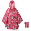 Reisenthel Mini Maxi Poncho Paisley Ruby, Taglia Unica Donna