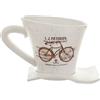altri brand Portavaso tazza in ceramica decoro bicicletta