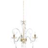 Ondaluce Lampadario a sospensione in cristallo MARIATERESA liscio 3 luci D62 cm