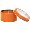 Candele profumate economiche in contenitore metallico rotondo Flake personalizzate o neutre
