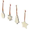 Decorazioni natalizie in legno Jingle personalizzate o neutre