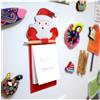 Calamita con disegno natalizio di Babbo Natale Klaus personalizzate o neutre