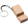 Portachiavi con supporto per smartphone in bamboo personalizzato Roly Stelo personalizzate o neutre