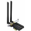 TP-Link Archer TX50E, Wireless, PCI Express, WLAN / Bluetooth, Wi-Fi 6 (802.11ax), 2402 Mbit/s, Nero, Metallico