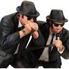 SD TOYS THE BLUES BROTHERS JAKE & ELWOOD SINGING PVC STATUE 18 CM NEW NUOVO