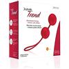 JOYDIVISION Joyballs Trend Duo, Rosso, Palline d'Amore Originali, Palline per l'Allenamento del Pavimento Pelvico Realizzate in Silikomed
