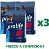 Prolife Cane Smart Adult Beef & Rice Medium/Large 12kg x3 (PREZZO A CONFEZIONE)
