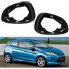 JinsenTGG 1 Paio Telaio per Specchietto Retrovisore sostituzione per Ford Fiesta MK7 2009-2017, Copri Specchietto Retrovisore Lato Calotta Anello Cornice Vista Esterna- Set Sinistro + Destro