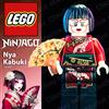 LEGO ⭐ LEGO NINJAGO Nya Kabuki njo0485 Minifigure njo485 Geisha Japan con VENTAGLIO