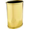 Kraftware Mylar Polished Brass Cestino con 3/10,2 cm in Ottone Lucido, Fascia e Oro Nuovo