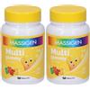 Marco Viti Farmaceutici SpA MASSIGEN® DAILYVIT® + D+ Multigummy Set da 2 2x165 g Caramelle