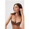 Intimissimi Reggiseno A Fascia Push Up Gioia In Microfibra Ultralight Naturale