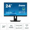 IIYAMA XUB2463HSU-B1 - IIYAMA - Monitor 24 Pollici - FullHD 1080p - HAS + PIVOT - TCO Certified - EPEAT® Silver - Eye Safe