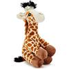 Zappi Co Peluche Farcito Peluche Animale 12-15CM Giocattolo Bambola per Bambini Bambini Piccoli (Giraffa)