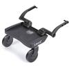 Lascal BuggyBoard Mini 3D, Pedana passeggino universale compatibile con quasi tutti i modelli di passeggini, Pedana buggy board per bambini di 2-6 anni (22 kg), grigio