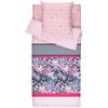 Bleu Calin Bleu Câlin Caradou CARC90 Biancheria da Letto per Bambini, Cotone, Lucile Rosa, Singolo, 90x190 cm