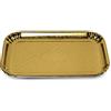 Guardini, Set di 3 vassoi 23x31 cm, Monouso, Cartoncino, Oro, Made in Italy, Linea Easy Bake