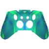 OSTENT Custodia protettiva in silicone colorato morbida compatibile con controller Microsoft Xbox One - Colore verde chiaro