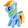 Zaloife Peluche Unicorno Bambola Blu, 20cm Unicorno Peluche Cavallo Giocattolo, Unicorno Pupazzo Decorazioni Regalo per Bambini Adulti e Fans