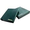 COLLECTOR - Banconote, Album in Custodia, Cartella, Libro per Banconote, con 15 Pagine E 15 DIVISORI - Alta capacità (Verde)