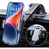 VANMASS 【Versione PRO Supporto per Telefono Auto 【Grado Militare】 2025 Aggiornato Ventosa Clip Mobile Automobile Cradles Van Accessori Parabrezza Cruscotto per iPhone 16 15 14 Pro Max Samsung Android
