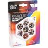 Asmodee Set di 7 dadi Jdr - Galaxy Series: Marzo