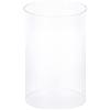 EDZARD Paralume in vetro, accessorio di ricambio per candelabri della serie Masha e Bamboo, diametro 10 cm, altezza 15 cm