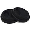 NanTun Coperchi di tazza di caffè riutilizzabili coperchio bere coperchio di tazza di caffè coperchi 2 pezzi - nero