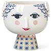 Rosendahl, Eva Flowerpot On Base Ø21 Cm Blue, Bicchiere, Blu, Unisex-Adult.