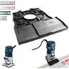 SLE Engineering Adattatore professionale per binario di guida per Bosch GKF 600 per Makita/Bosch/Festool/Mafell Router di bordo fresatrice fresa per bordi