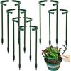 DONQL 20 Pezzi Gaeden Supporto Piante, Verde Sostegno Per Piante, Assemblato alto 9.5 Obelisco, Garden Supporto Piante Rampicanti arco per piante piante fiori giardino sostengo pianta, Semicircolare