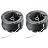 MUFUSHAN 2 bobine e filo di ricambio per decespugliatore, F016800570, compatibile con Bosch UniversalGrassCut 18, Universal GrassCut 18v-26, Universal GrassCut 18v-260