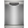 Bosch PRONTA CONSEGNA - SPEDIZIONE IMMEDIATA Lavastoviglie Libera installazione 60 cm 14 coperti Classe B Terzo Cesto Finitura Inox Home Connect Serie 6 Bosch SMS6ZCI10E