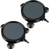 Pawfly Aquarium 10 cm Pietra d'Aria Disc Bubble Diffuser Release Tool for Air Pumps Buckets Fish Tanks Ponds DWC Reservoirs And Circulation System,2 PCS