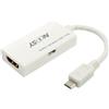 NOOSY - MHL Adapter Port Dual Purpose Micro USB / HDMI Video Out for Samsung Galaxy S 2 i9100 - HTC Flyer - HTC Sensation - HTC EVO 3D - Samsung Infuse 4G - HTC G14