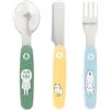BABYMOOV Badabulle Posate in Metallo Inox 3 Pezzi