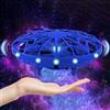 WDJLNZB Flying Orb Hover Ball, LED Flying Spinner Boomerang Orb Sfera Volante, Fly UFO Mini Drone per Bambini, Regalo Drone Giocattolo Bambino Interno ed Esterno (Blu)