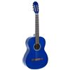 GEWA Chitarra classica, Chitarra Basic, corpo tiglio, tastiera in legno di pakka, meccaniche cromate, 4/4 blu