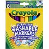 Crayola I Lavabilissimi Pennarelli Ultra-Lavabili, Punta Maxi, 8 Pezzi di Crayola