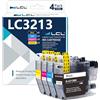 LCL Cartucce d'inchiostro LC3213 LC-3213 LC-3211 LC-3211 LC-3213BK LC-3213C LC-3213M LC-3213Y (KCMY) Compatibile con DCP-J770 DCP-J772DW DCP-J774DW MFC-J890DW MFC-J895 MFC-J497DW DCP-J572DW MFC-J491DW