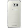 Samsung Custodia Clear Cover per Galaxy S6, Argento