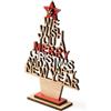 Albero di Natale in legno con messaggio Tinsel personalizzate o neutre