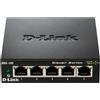 D-link Switch D-Link DGS-105/E non gestito 5 porte Gigabit Ethernet 10/100/1000 Nero [DGS105/E]