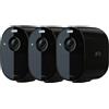 Arlo Telecamera di sicurezza Arlo Videocamera Essential con faretto integrato x3 [VMC2330B-100EUS]